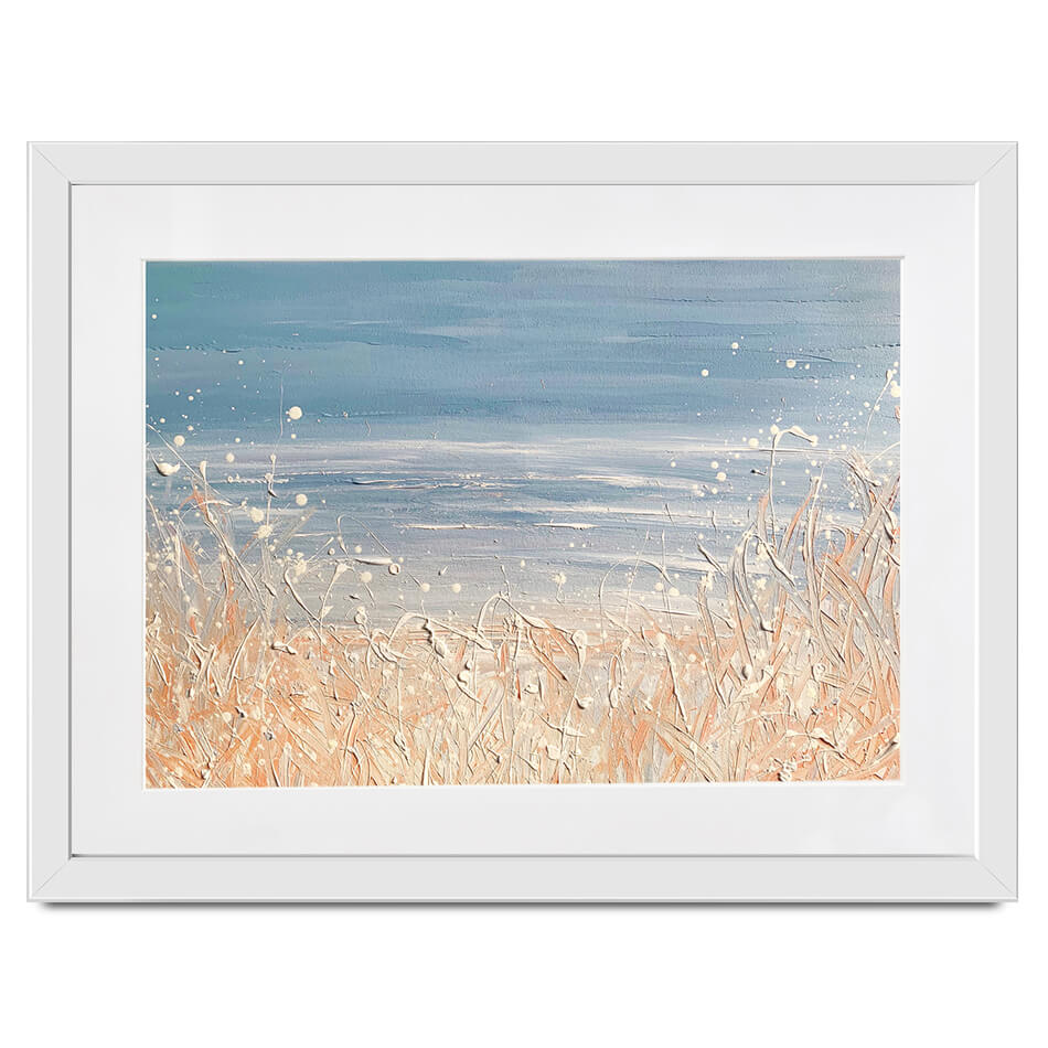 Winter Sea Framed Art Print Winter Sea Framed Art Print wall art product Charlotte Anna Reed