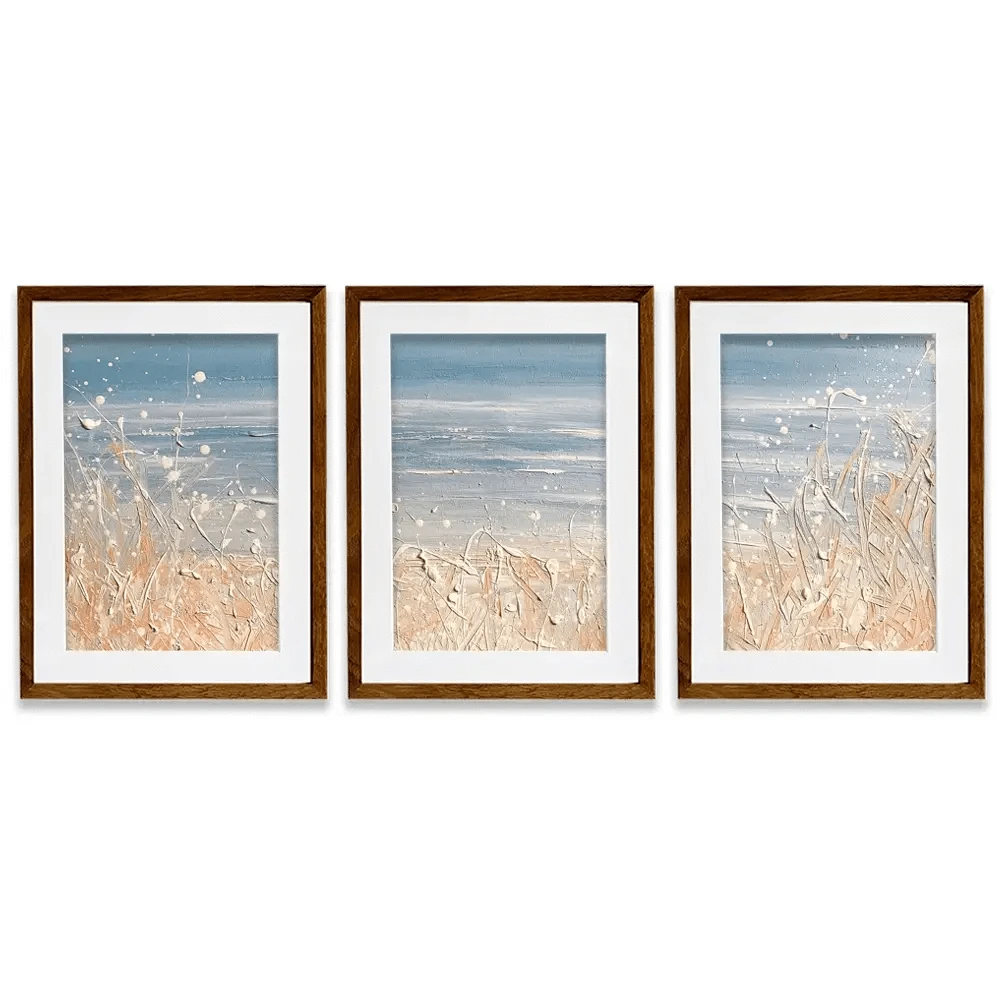 Winter Sea Framed Art Print Trio Winter Sea Framed Art Print Trio wall art product Charlotte Anna Reed