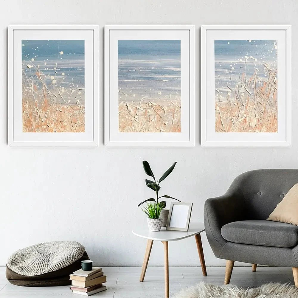 Winter Sea Framed Art Print Trio Winter Sea Framed Art Print Trio wall art product Charlotte Anna Reed