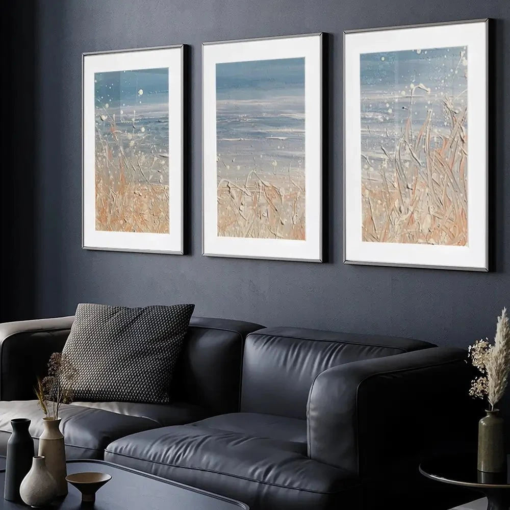 Winter Sea Framed Art Print Trio Winter Sea Framed Art Print Trio wall art product Charlotte Anna Reed