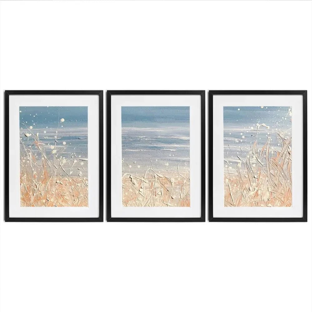 Winter Sea Framed Art Print Trio Winter Sea Framed Art Print Trio wall art product Charlotte Anna Reed