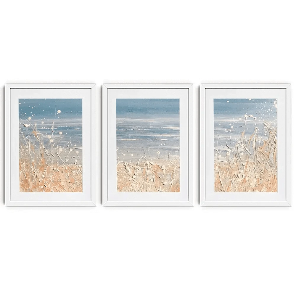 Winter Sea Framed Art Print Trio Winter Sea Framed Art Print Trio wall art product Charlotte Anna Reed