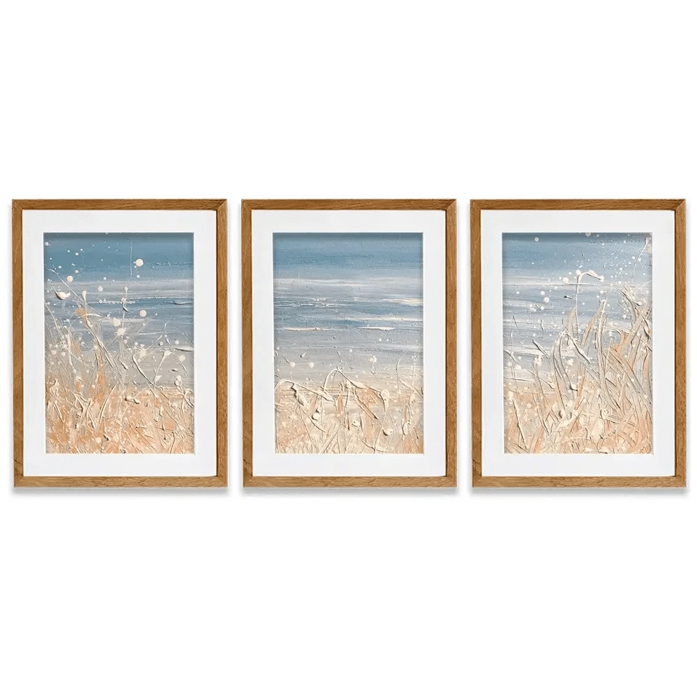 Winter Sea Framed Art Print Trio Winter Sea Framed Art Print Trio wall art product Charlotte Anna Reed