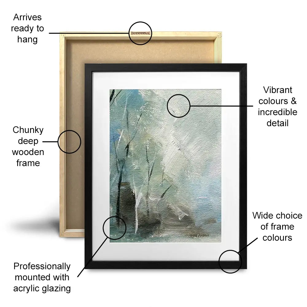 Winter Tones Framed Art Print Trio Winter Tones Framed Art Print Trio wall art product Galarta / Shutterstock