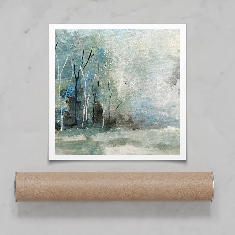 Winter Tones Square Art Print Winter Tones Square Art Print wall art product Galarta / Shutterstock