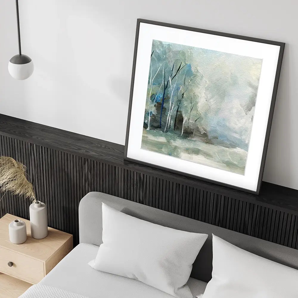 Winter Tones Square Framed Art Print Winter Tones Square Framed Art Print wall art product Galarta / Shutterstock