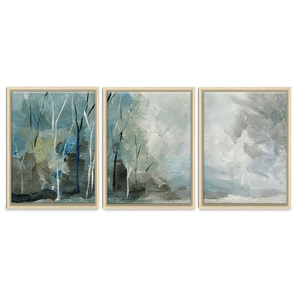 Winter Tones Trio Canvas Print Winter Tones Trio Canvas Print wall art product Galarta / Shutterstock