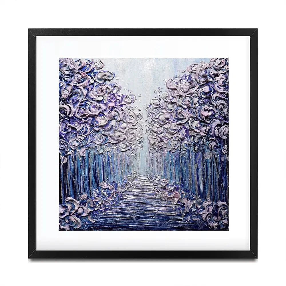 Winter Wonderland Square Framed Art Print Winter Wonderland Square Framed Art Print wall art product Nada Khatib