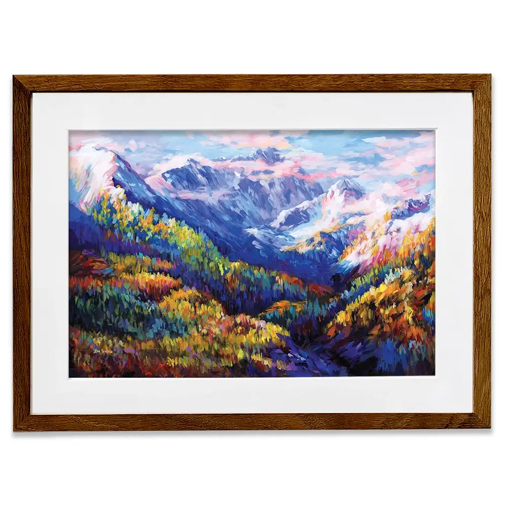 Wisdom Of The Mountains Framed Art Print Wisdom Of The Mountains Framed Art Print wall art product Leon Devenice