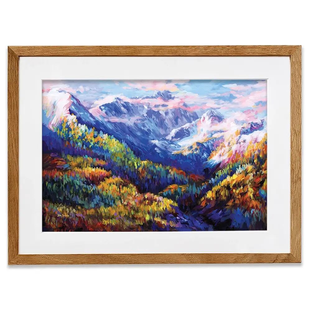 Wisdom Of The Mountains Framed Art Print Wisdom Of The Mountains Framed Art Print wall art product Leon Devenice