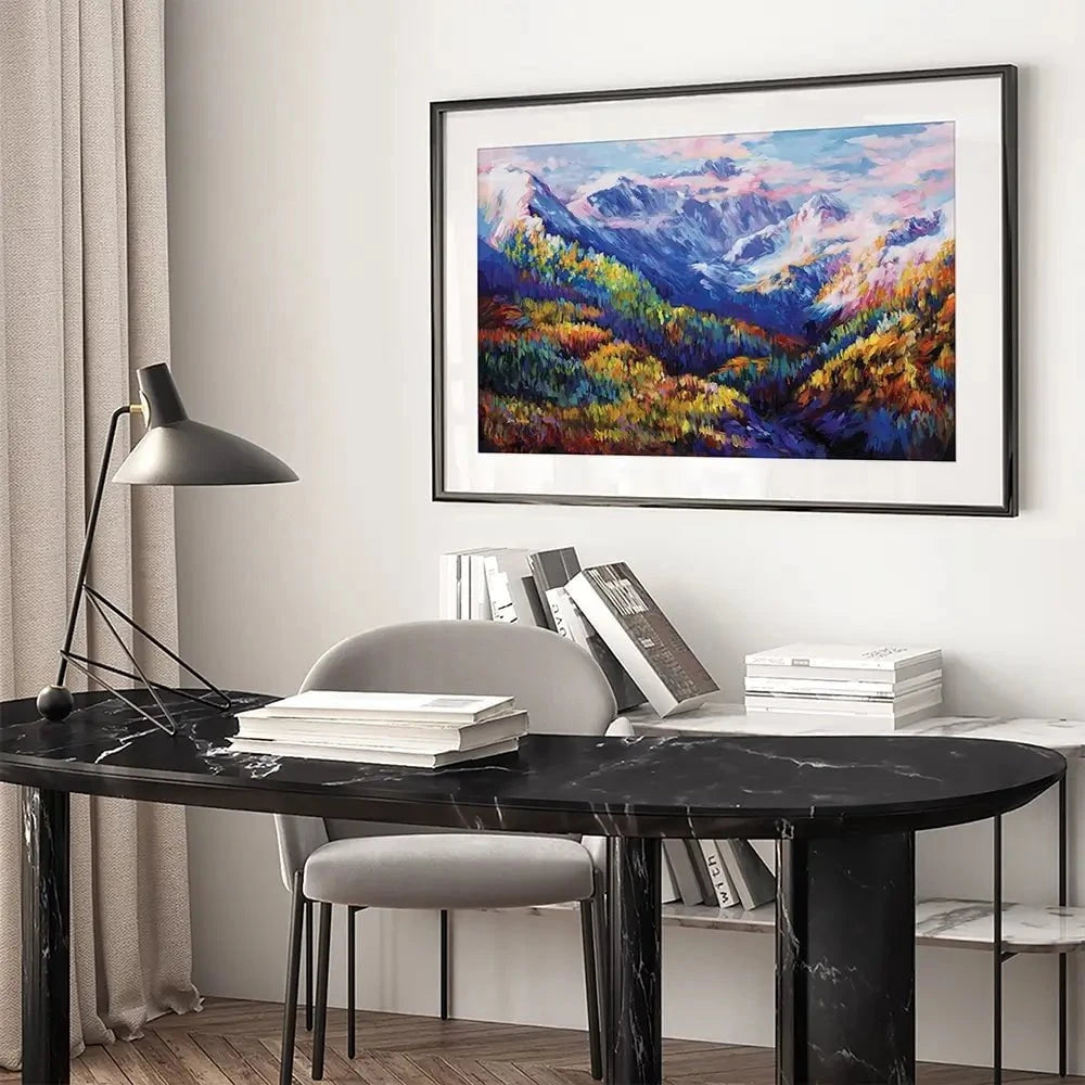 Wisdom Of The Mountains Framed Art Print Wisdom Of The Mountains Framed Art Print wall art product Leon Devenice