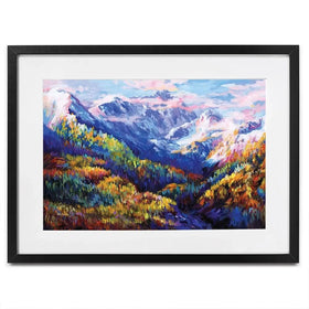 Wisdom Of The Mountains Framed Art Print Wisdom Of The Mountains Framed Art Print wall art product Leon Devenice
