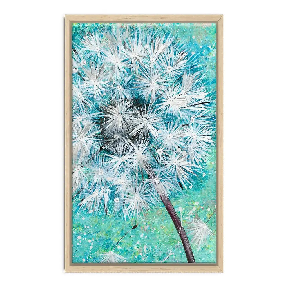 Wish Flower Canvas Print Wish Flower Canvas Print wall art product Emma LC Art
