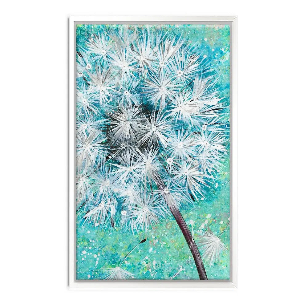 Wish Flower Canvas Print Wish Flower Canvas Print wall art product Emma LC Art