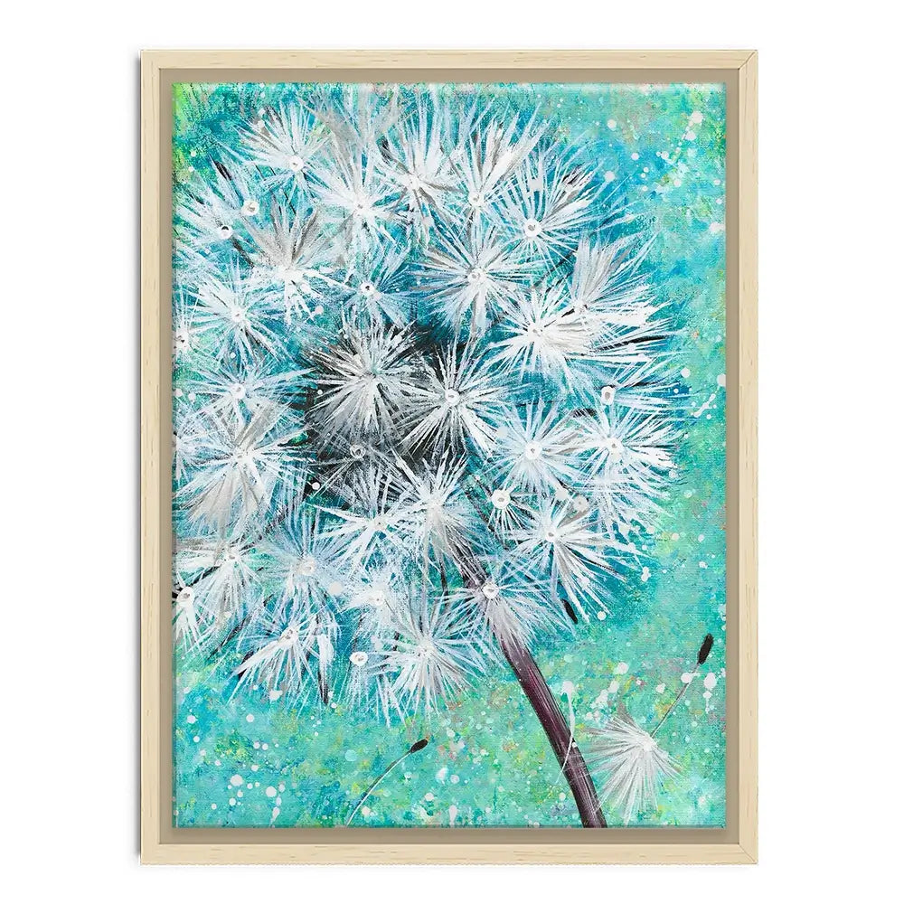 Wish Flower Canvas Print Wish Flower Canvas Print wall art product Emma LC Art