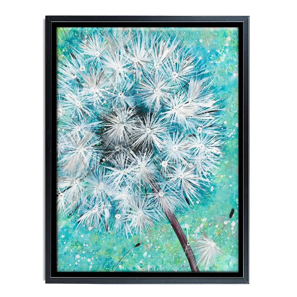 Wish Flower Canvas Print Wish Flower Canvas Print wall art product Emma LC Art