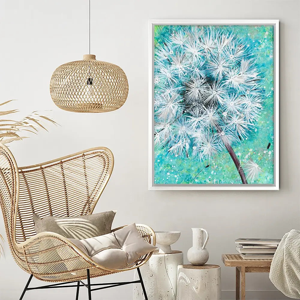 Wish Flower Canvas Print Wish Flower Canvas Print wall art product Emma LC Art