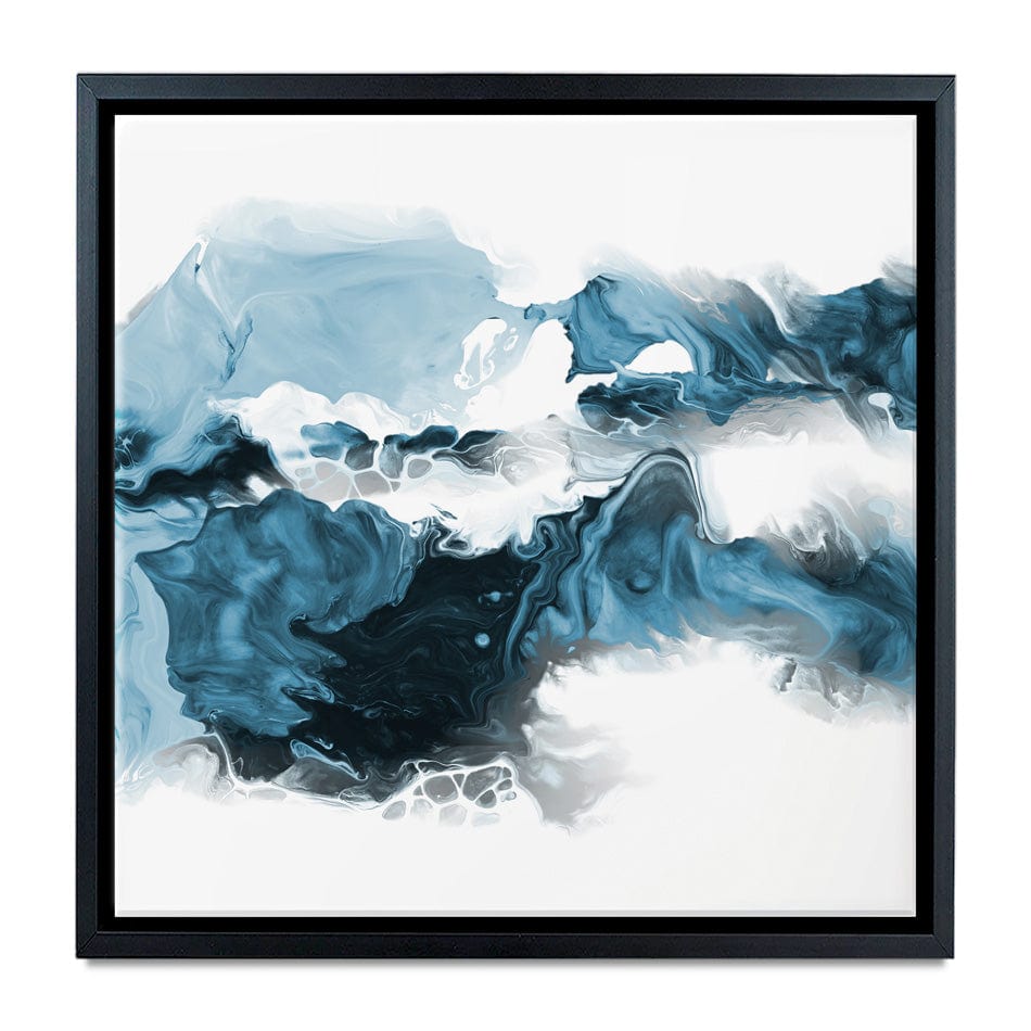 Wispy Blue Square Canvas Print wall art product Ligia Aguilar / Shutterstock