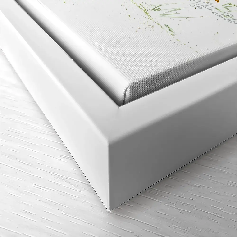 With A Waddle Canvas Print With A Waddle Canvas Print wall art product Nicola Jane Rowles