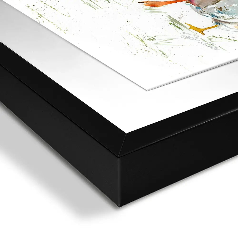 With A Waddle Framed Art Print With A Waddle Framed Art Print wall art product Nicola Jane Rowles