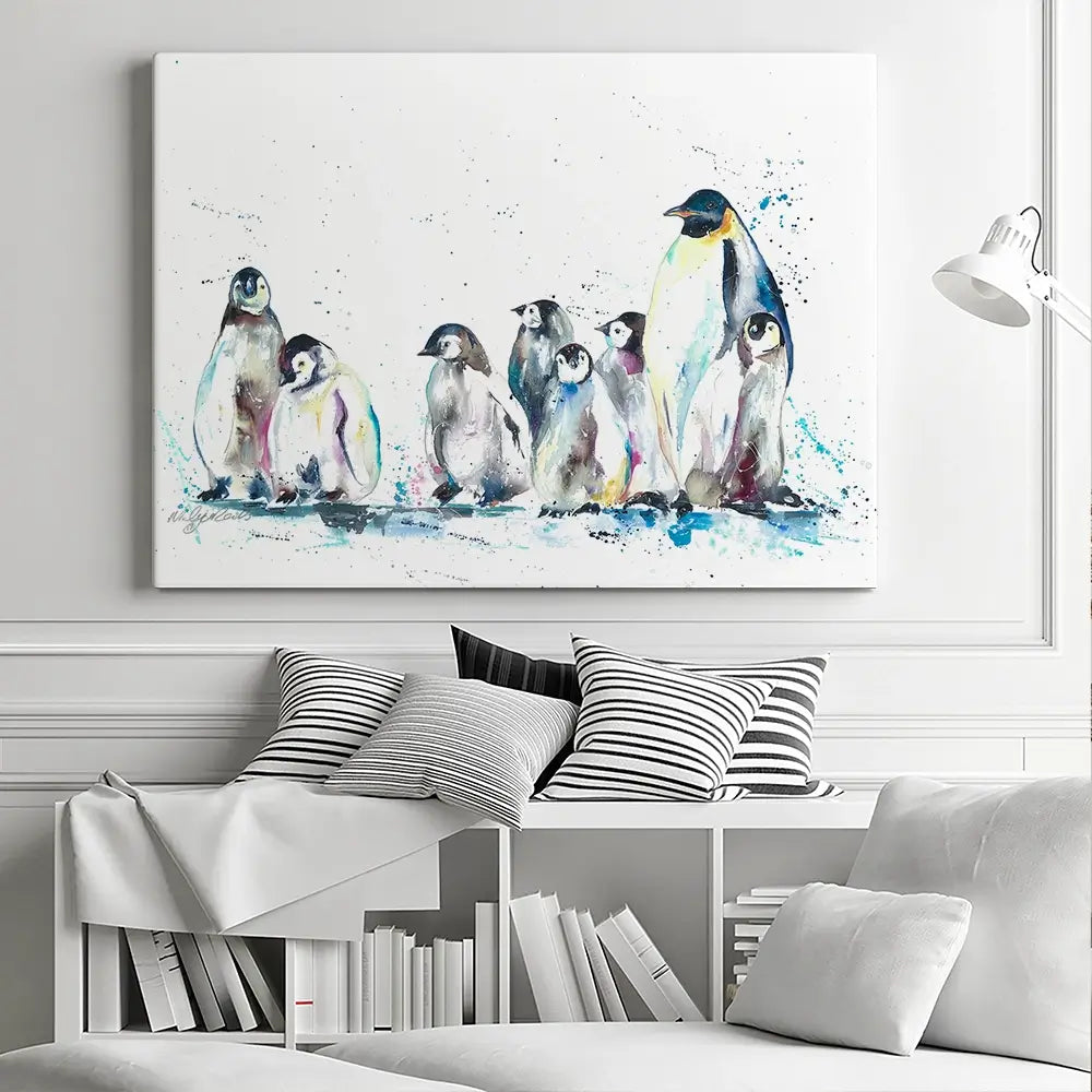 With The Kids Canvas Print With The Kids Canvas Print wall art product Nicola Jane Rowles