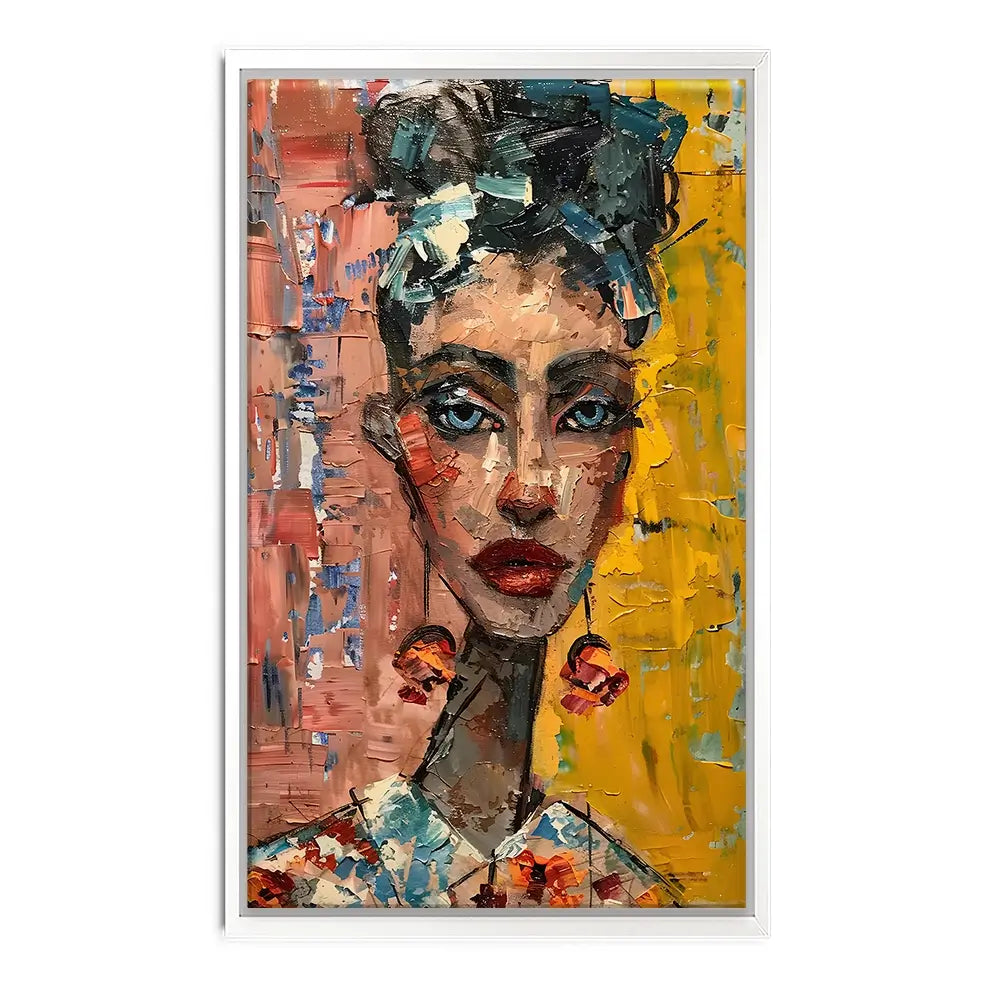 Woman With Earrings Canvas Print Woman With Earrings Canvas Print wall art product Elena Avanesova