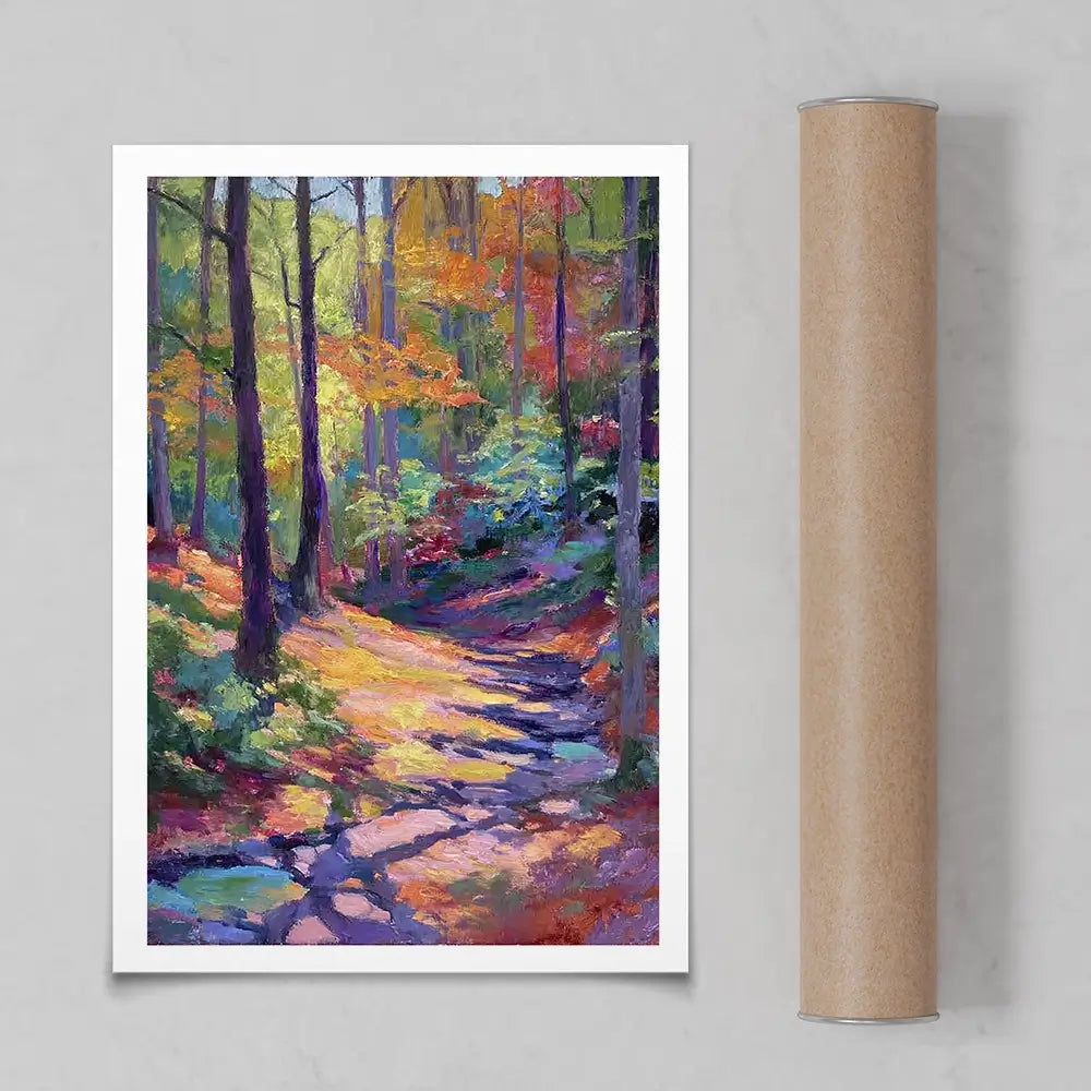 Woodland Stroll Art Print Woodland Stroll Art Print wall art product David Alexander Elder