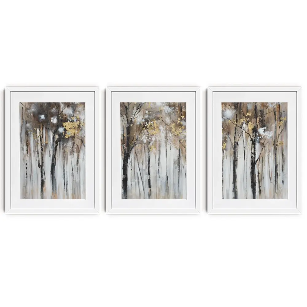 Woods Framed Art Print Trio Woods Framed Art Print Trio wall art product CHENYU ARTS / Shutterstock