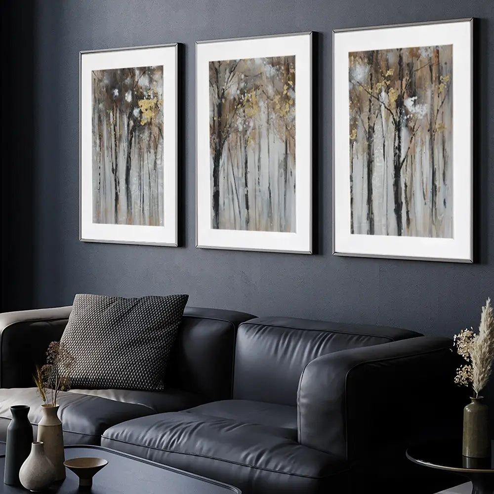 Woods Framed Art Print Trio Woods Framed Art Print Trio wall art product CHENYU ARTS / Shutterstock