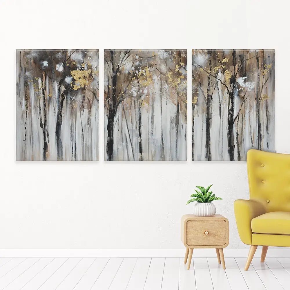 Woods Trio Canvas Print Woods Trio Canvas Print wall art product CHENYU ARTS / Shutterstock