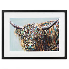 Woolly Highland Framed Art Print Woolly Highland Framed Art Print wall art product Carolee Vitaletti