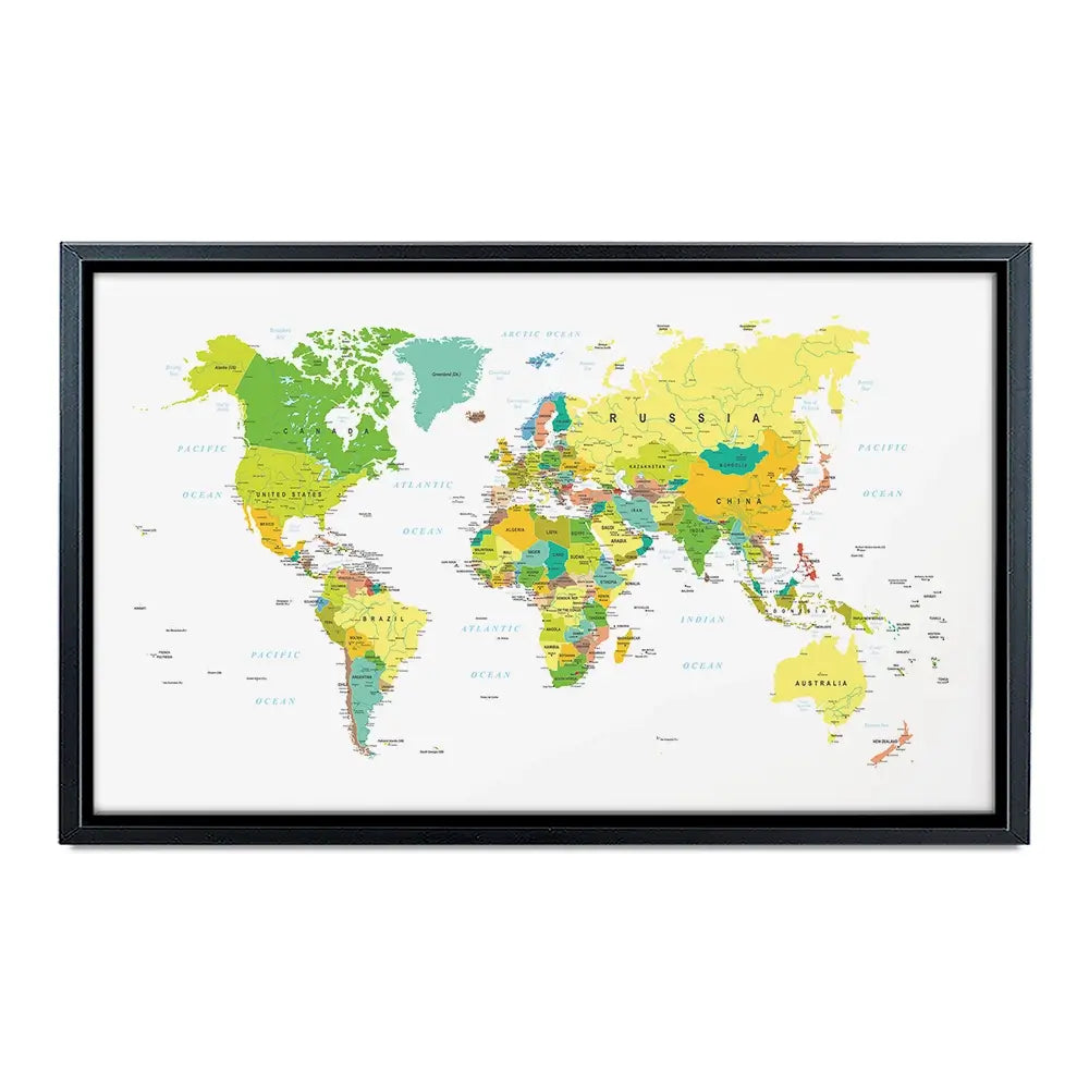 World Map Oversized Canvas Print World Map Oversized Canvas Print wall art product Independent