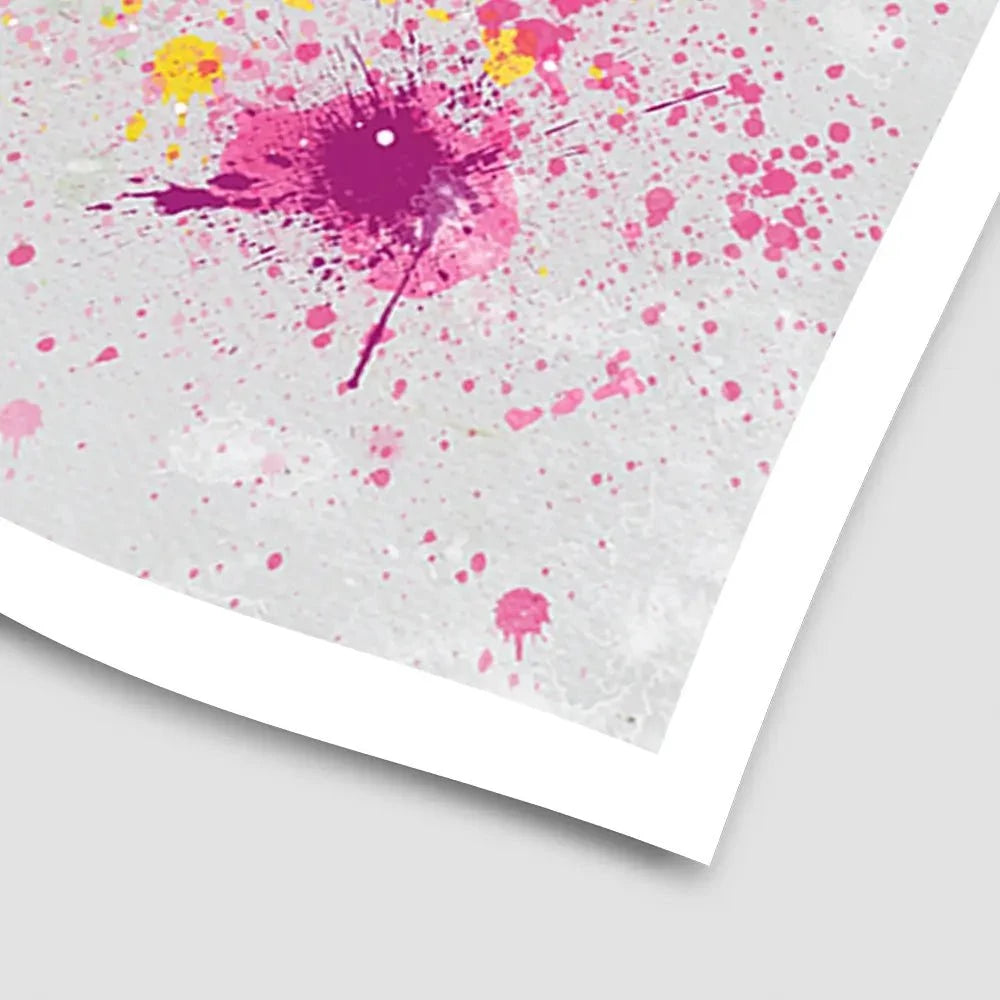 World Map Paint Splash Art Print World Map Paint Splash Art Print wall art product Lightman4289 / Shutterstock