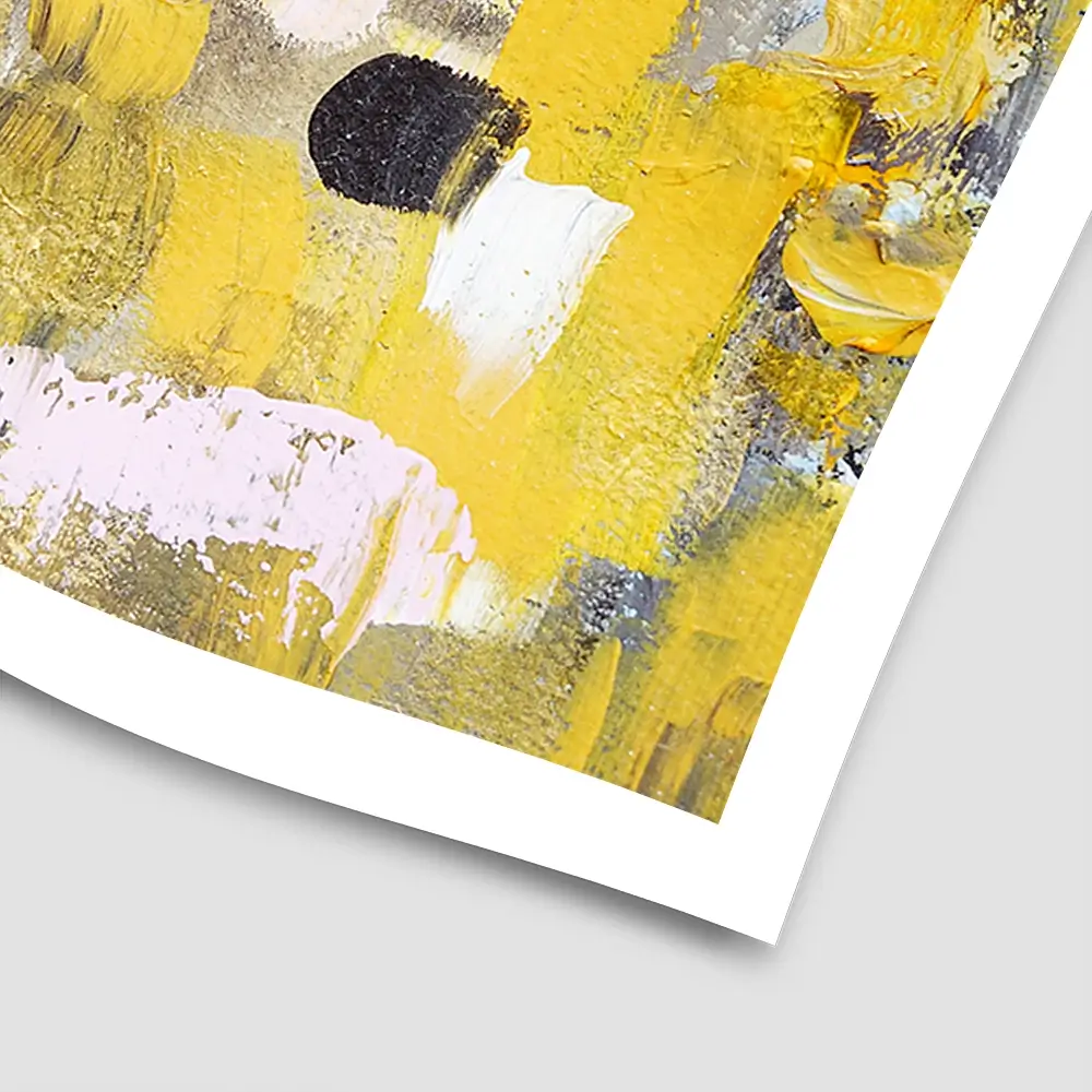 Yellow Abstract Square Art Print Yellow Abstract Square Art Print wall art product Anna Selina / Shutterstock