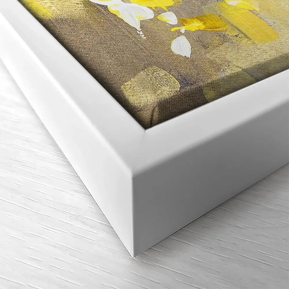 Yellow Abstract Square Canvas Print Yellow Abstract Square Canvas Print wall art product Anna Selina / Shutterstock