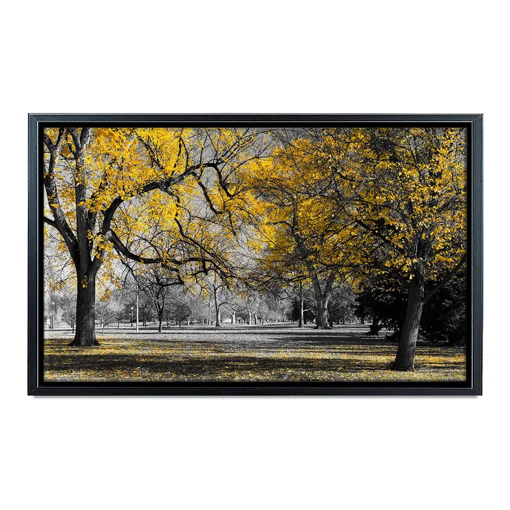 Yellow Blossom Trees Canvas Print Yellow Blossom Trees Canvas Print wall art product Ryan DeBerardinis / Shutterstock