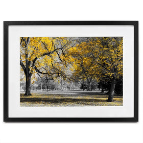 Yellow Blossom Trees Framed Art Print Yellow Blossom Trees Framed Art Print wall art product Ryan DeBerardinis / Shutterstock