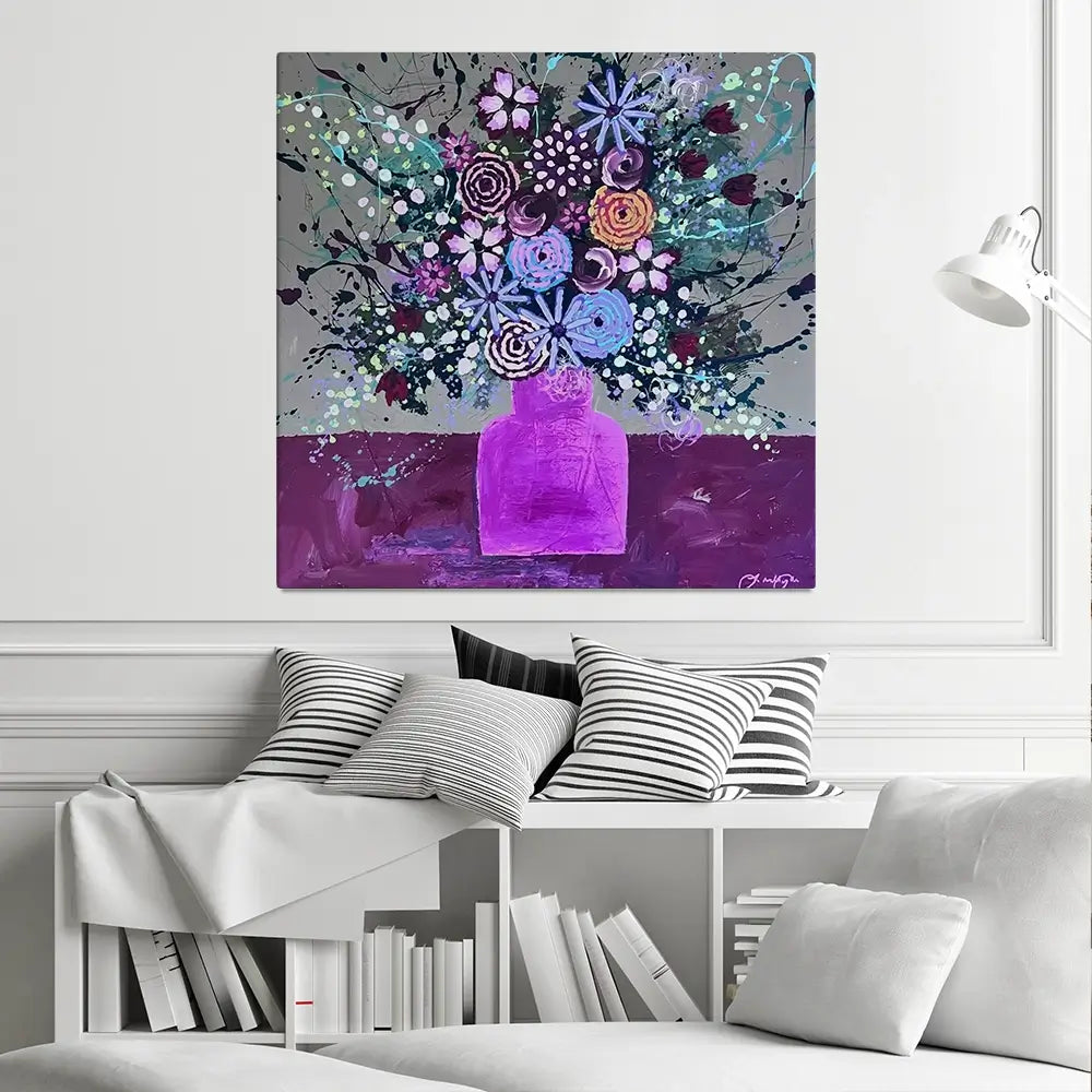 You Had Me At Hello Square Canvas Print You Had Me At Hello Square Canvas Print wall art product Jo Mulligan