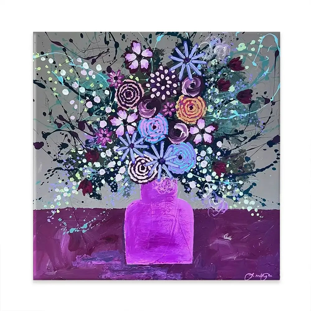 You Had Me At Hello Square Canvas Print You Had Me At Hello Square Canvas Print wall art product Jo Mulligan