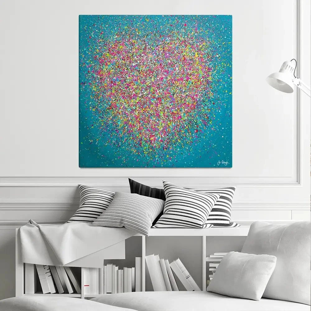 You Make My Heart Smile Canvas Print You Make My Heart Smile Canvas Print wall art product Jo Gough