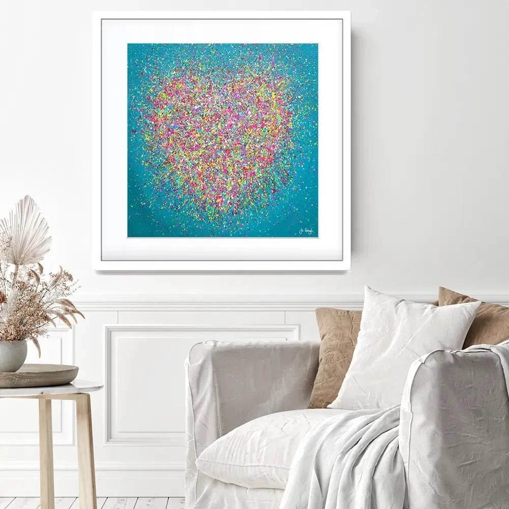 You Make My Heart Smile Framed Art Print You Make My Heart Smile Framed Art Print wall art product Jo Gough