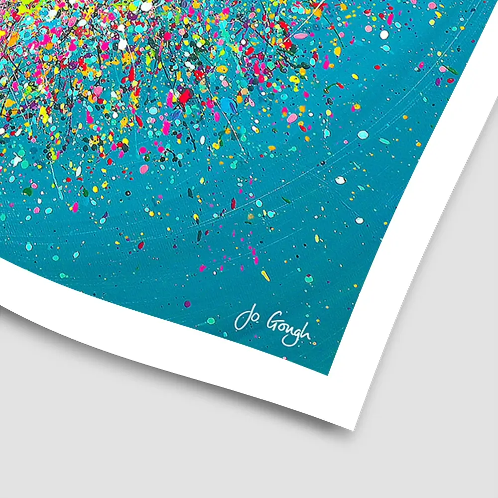 You Make My Heart Smile Square Art Print You Make My Heart Smile Square Art Print wall art product Jo Gough