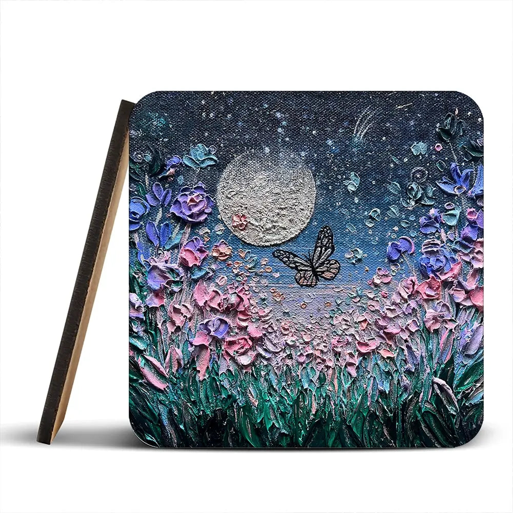 You're My World Coaster Set You're My World Coaster Set wall art product Nada Khatib