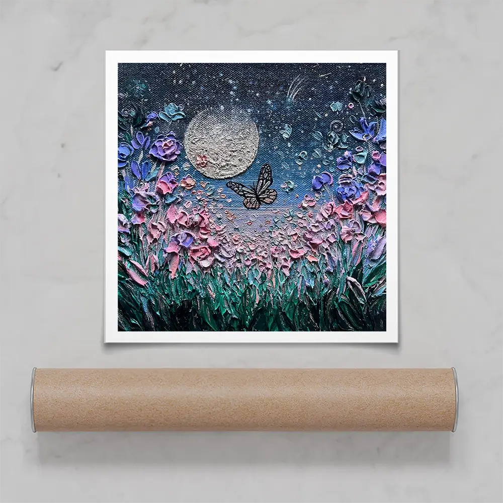 You're My World Square Art Print You're My World Square Art Print wall art product Nada Khatib