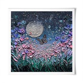 You're My World Square Art Print You're My World Square Art Print wall art product Nada Khatib