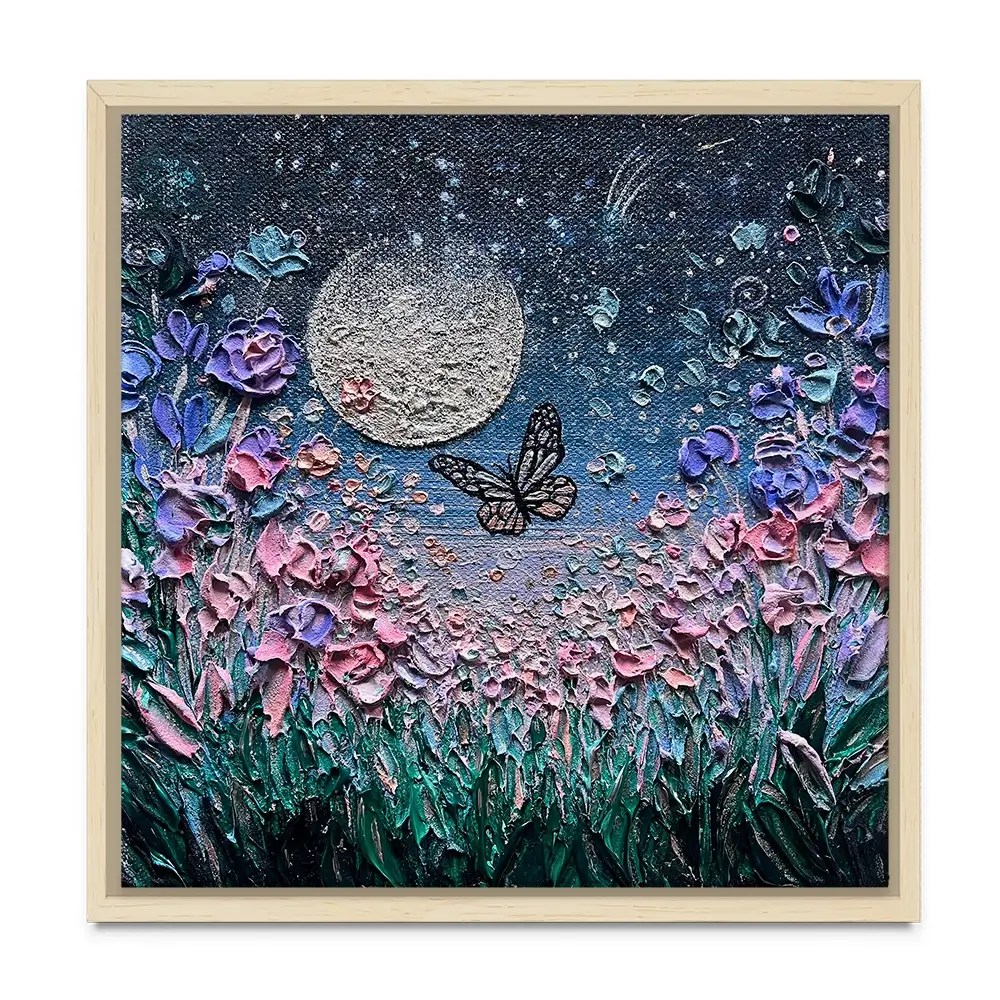 You're My World Square Canvas Print You're My World Square Canvas Print wall art product Nada Khatib