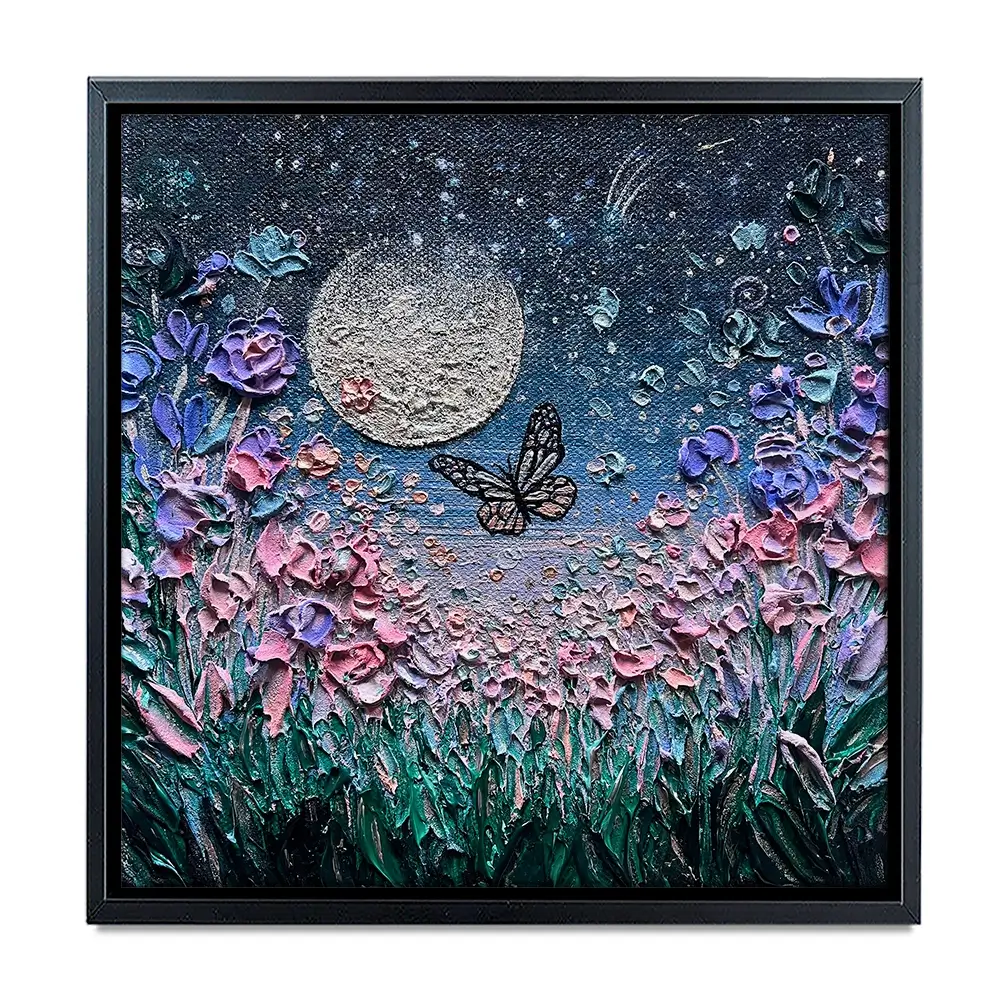 You're My World Square Canvas Print You're My World Square Canvas Print wall art product Nada Khatib