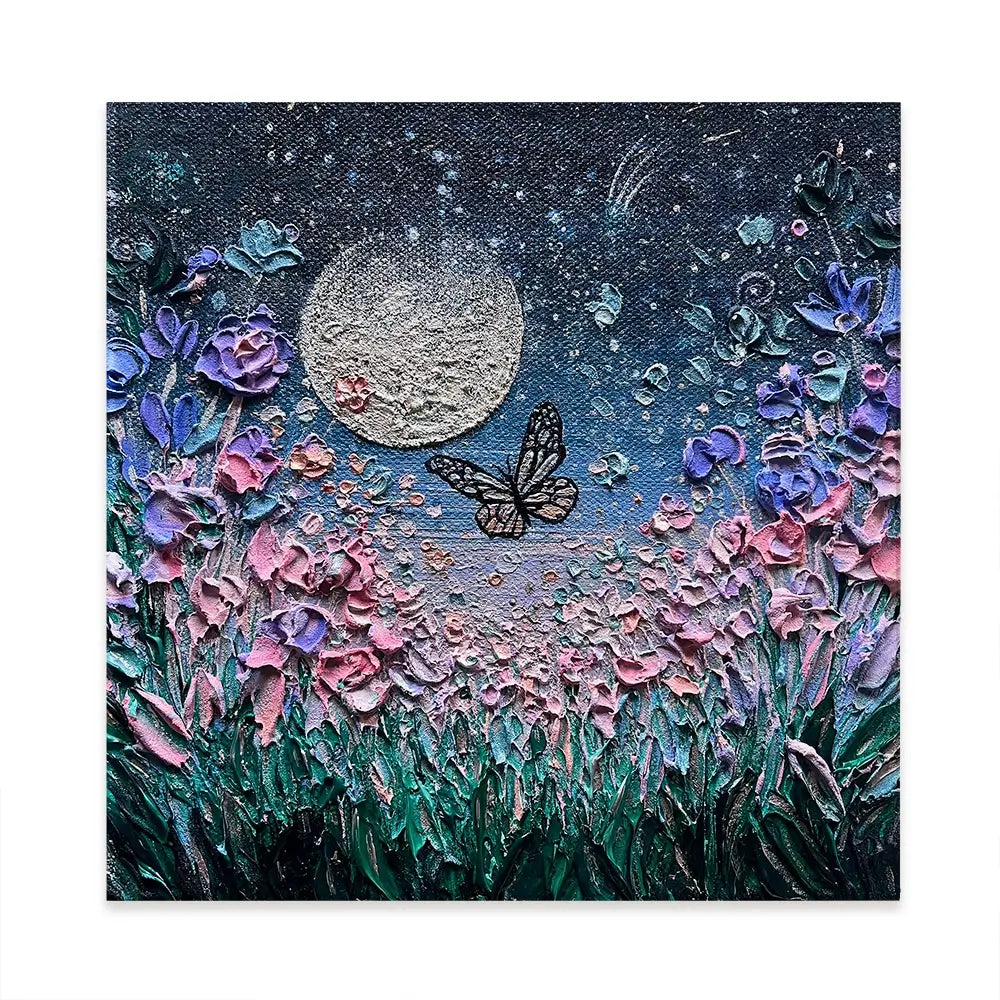 You're My World Square Canvas Print You're My World Square Canvas Print wall art product Nada Khatib