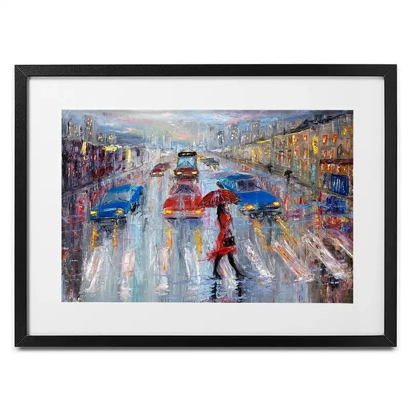 Zebra Crossing Framed Art Print Zebra Crossing Framed Art Print wall art product Boyan Dimitrov / Shutterstock