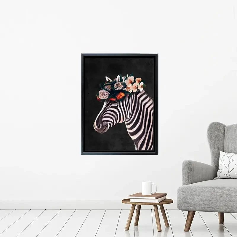 Zebra Crown Canvas Print Zebra Crown Canvas Print wall art product Svetlana Aleynikova